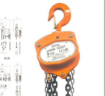 Pa lăng xích kéo tay 1 tấn 3M Kital